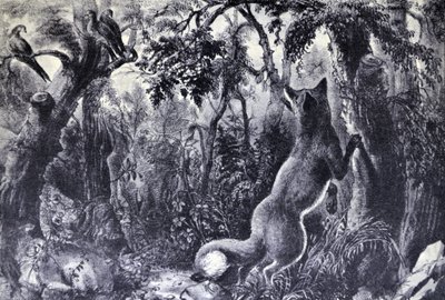 The Puzzled Fox by N. and Ives, J.M. Currier